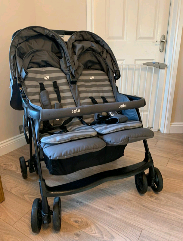 joie aire twin stroller dark pewter